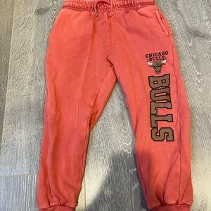 Kids cotton on x NBA Chicago bulls Red Jogger Pants